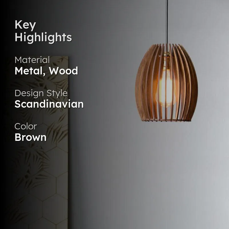 Arbor Wooden Ceiling Lamp media 2