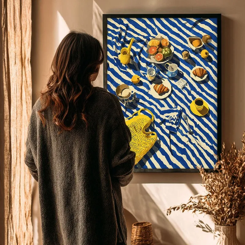 Bistrova Canvas Wall Painting With Black Frame media 4