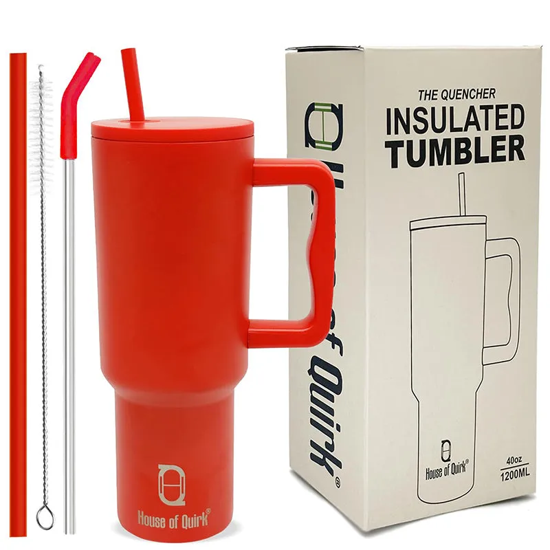Hydra Boost Stainless Steel Tumbler (1200 ML) - Red media 1