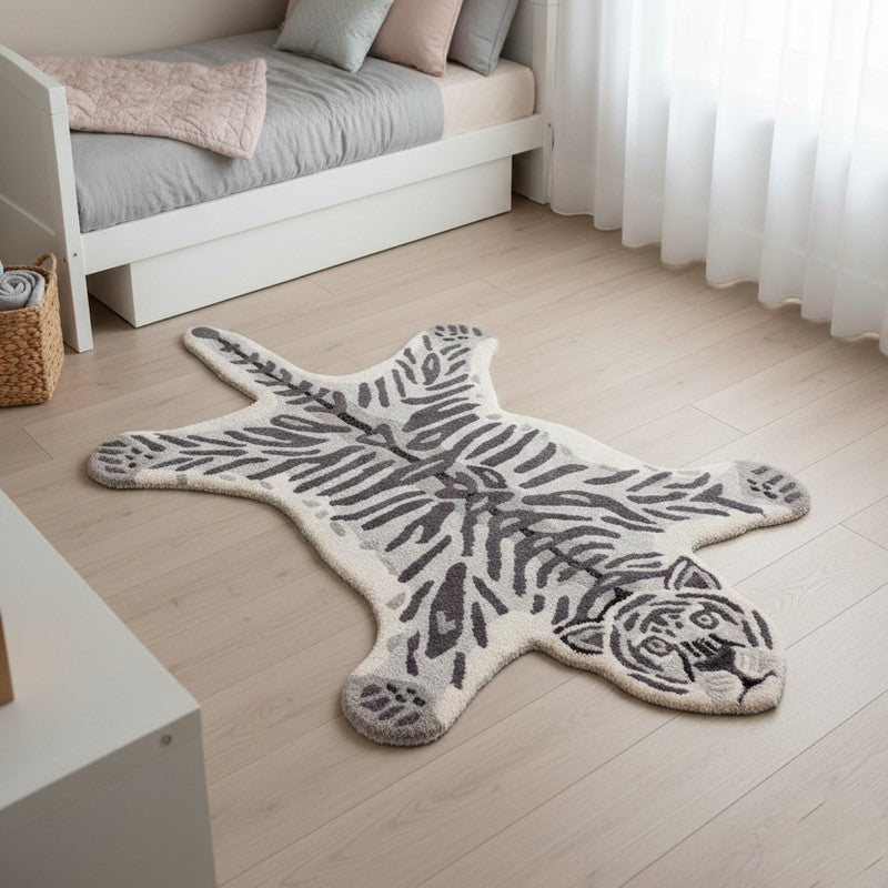 Little Roar Cotton Carpet - Grey media 3