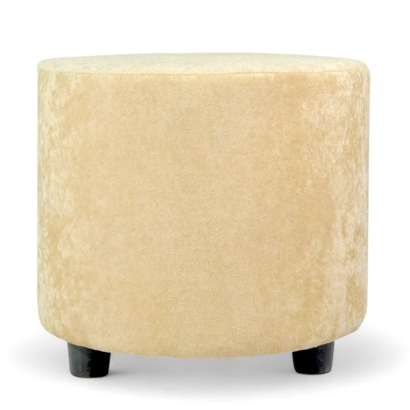 Mrixon Pine Wood Pouffe - Beige media 3