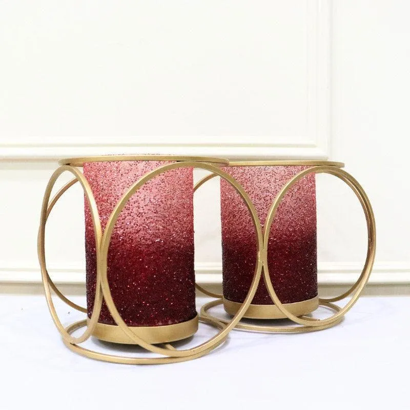 Suzette Double Votive - Pink media 3