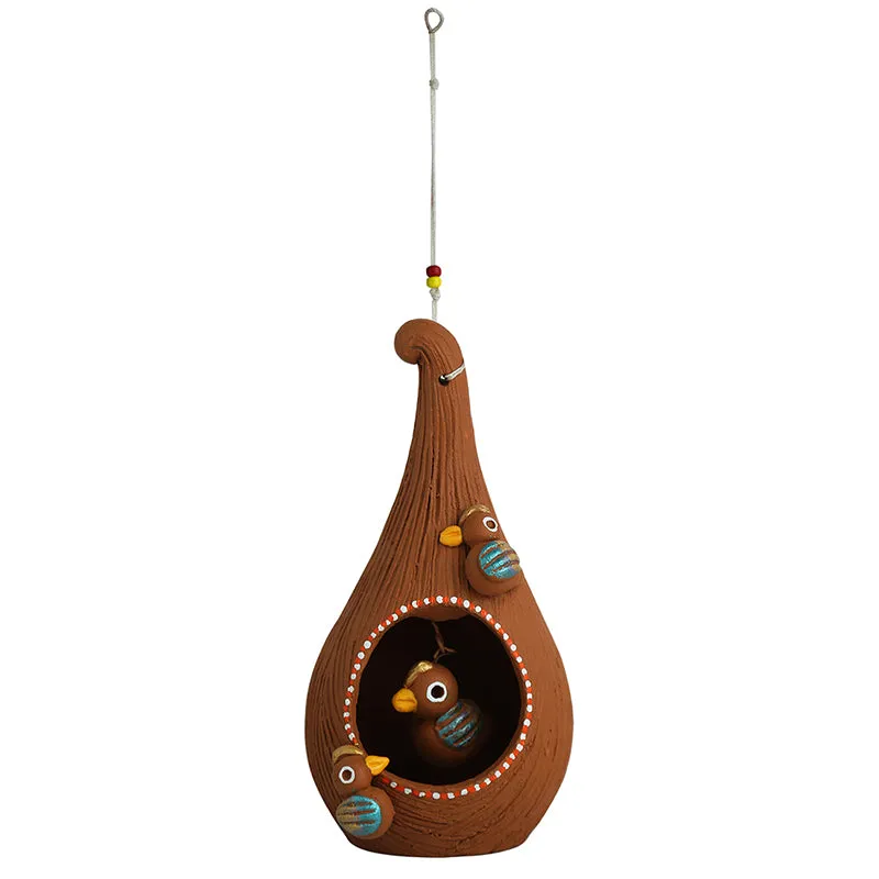 Vanapriya Terracotta Bird Feeder media 3
