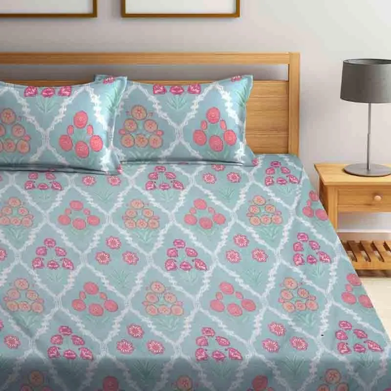 Buti Bouquet Bedsheet - 180 GSM media 1