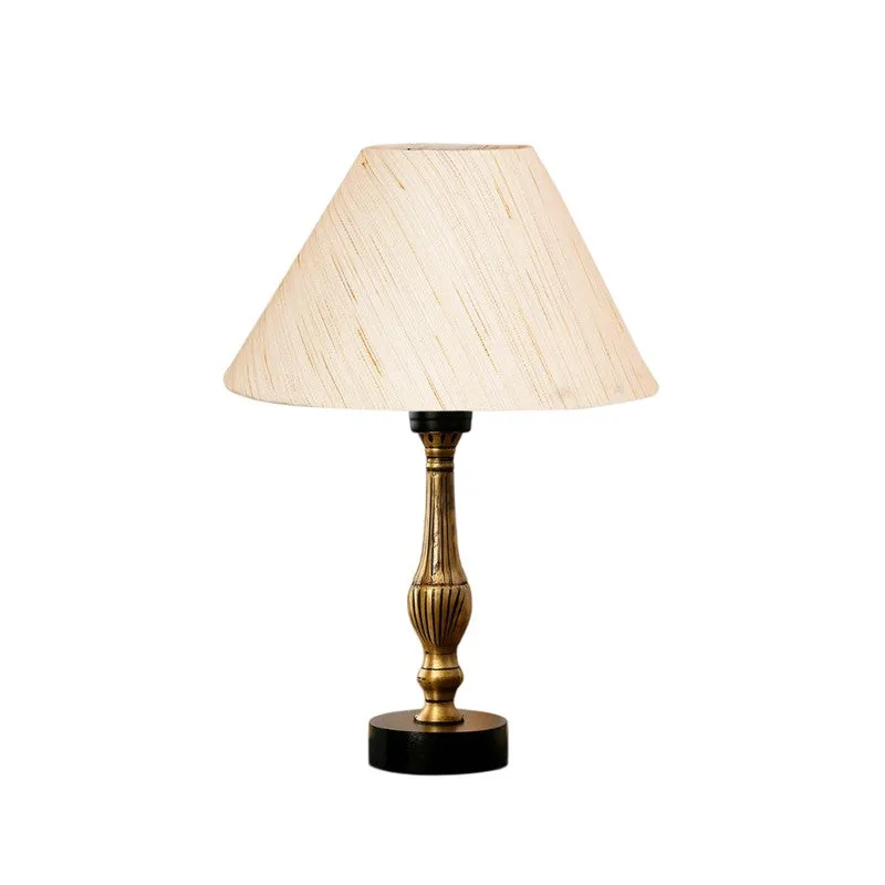 Aurelo Arvo Wooden Table Lamp - Ivory media 5