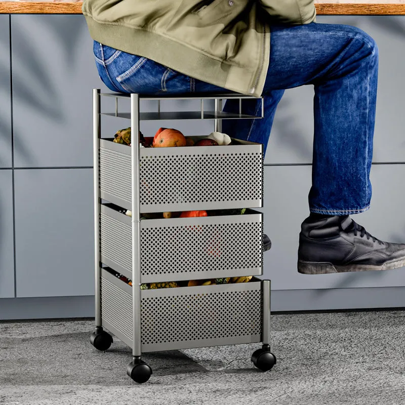 Movra Five Tier Trolley - Silver media 5