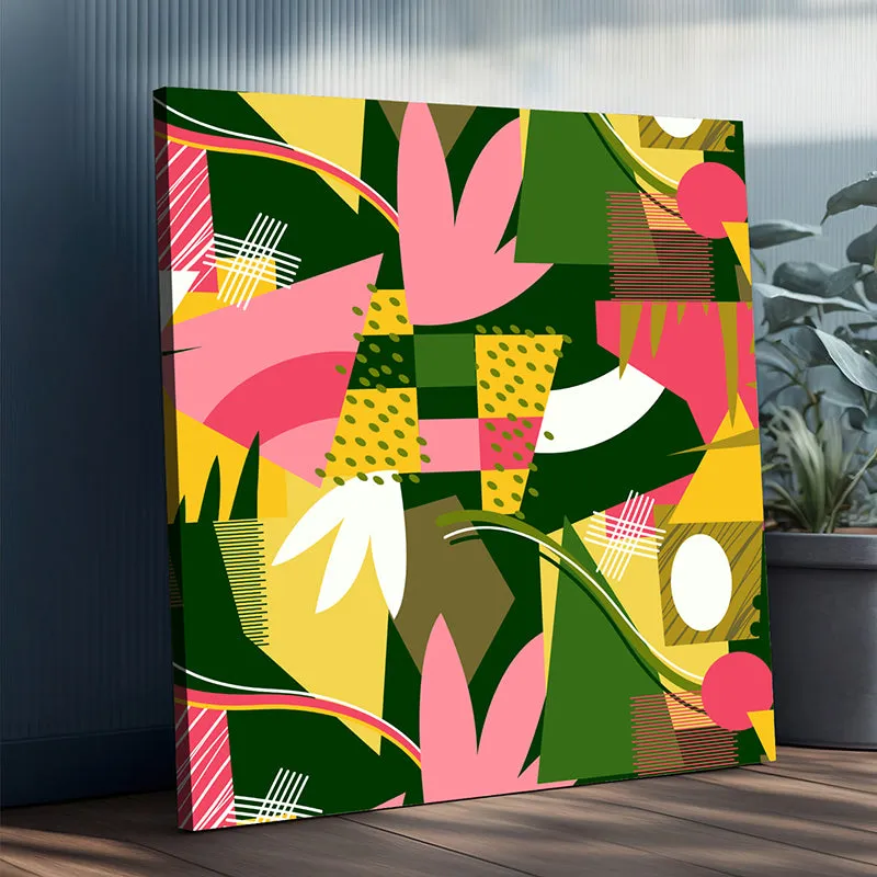 Abstract Petals Canvas Wall Art media 4
