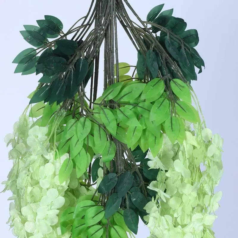 Faux Lush Wisteria Plant - Green - 3.3 Feet media 5