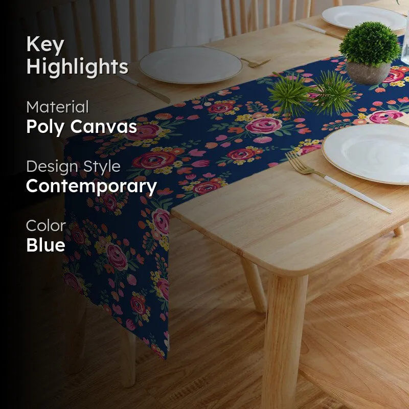 Orchid Poly Canvas Table Runner media 2