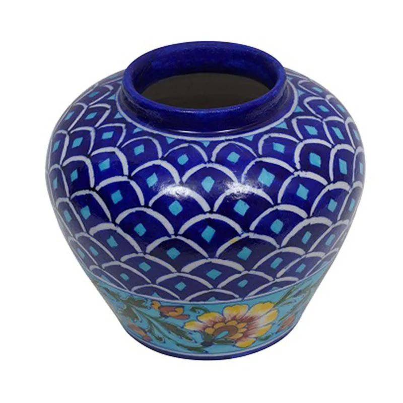 Cobalt Handpainted Vase media 5