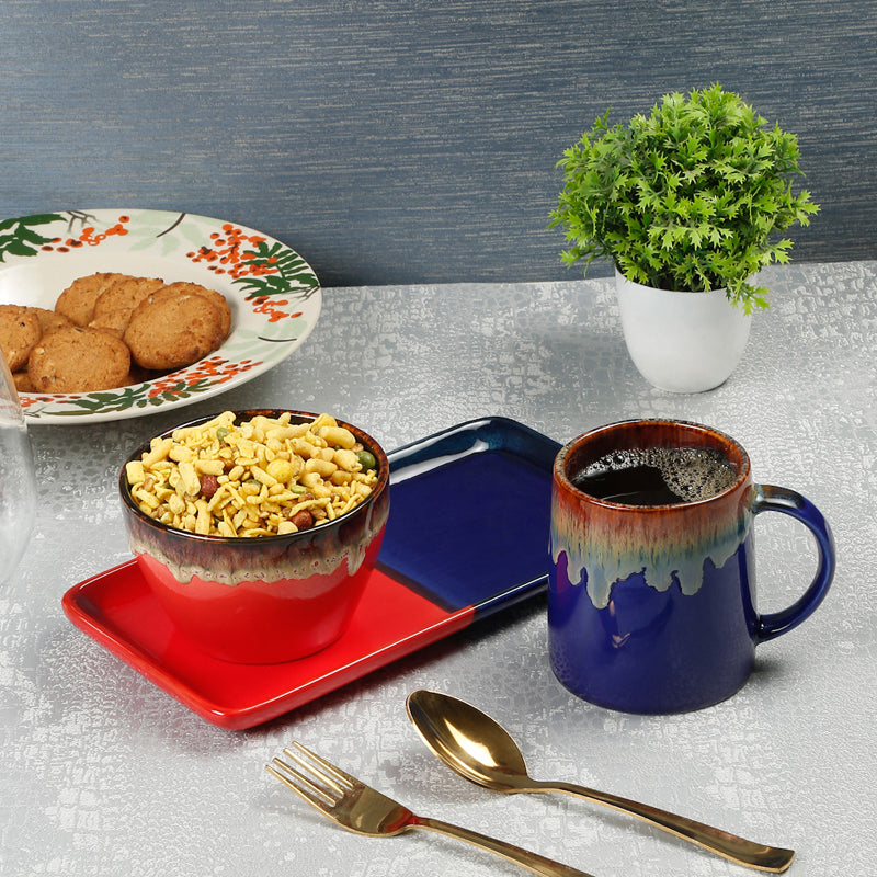 Bonita Tea Set (Blue) - Three Piece Set