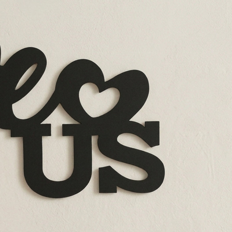 I Love Us MDF Wall Accent media 3