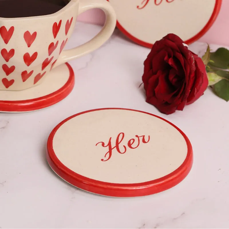 Her Ceramic Coaster media 1