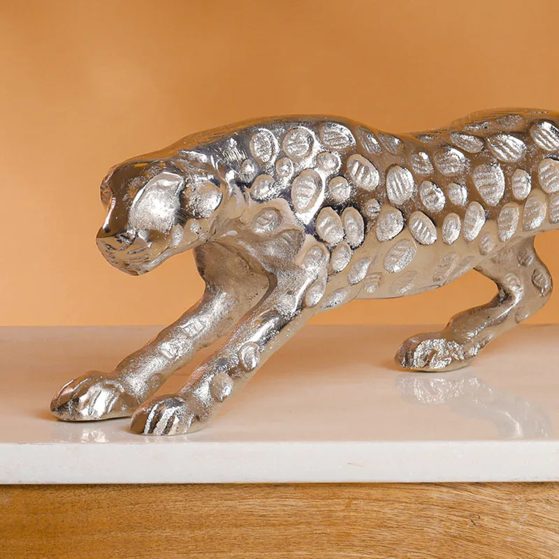Spotted Leap Leopard Showpiece media 6