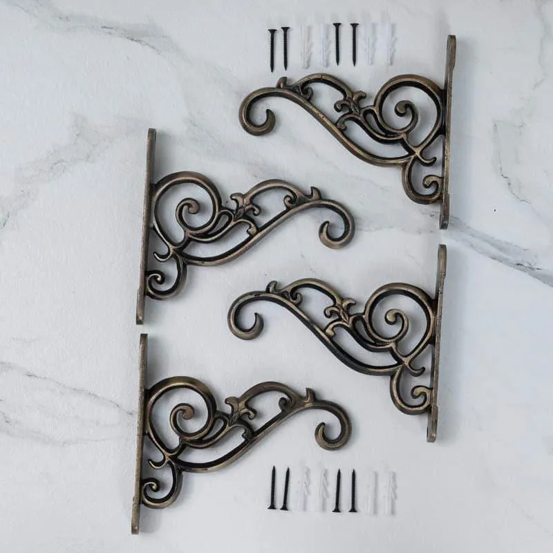 Gareth Wall Bracket (Antique Gold) - Set Of Four media 5