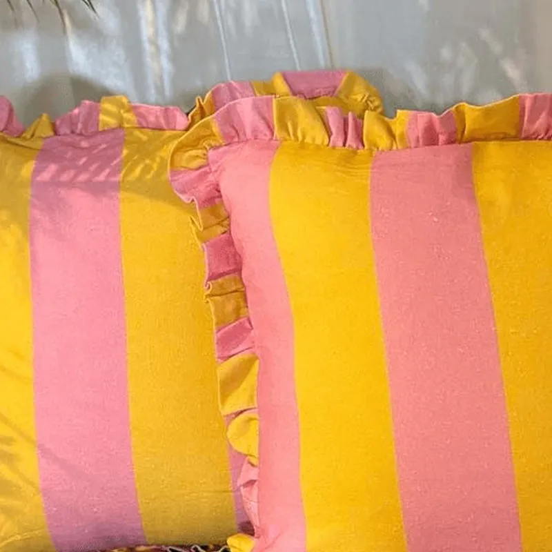 Stripe IV Cotton Cushion Cover media 4