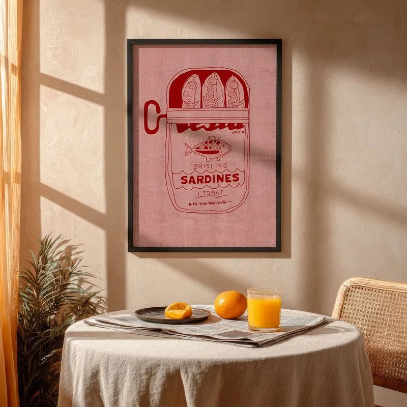 MonoPink Archival Canvas Wall Art - Black media 4