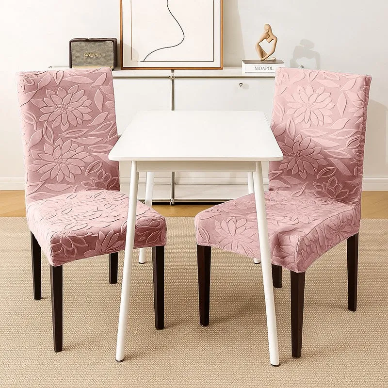 Serena Chair Cover (Soft Pink) - Set Of Two - 1