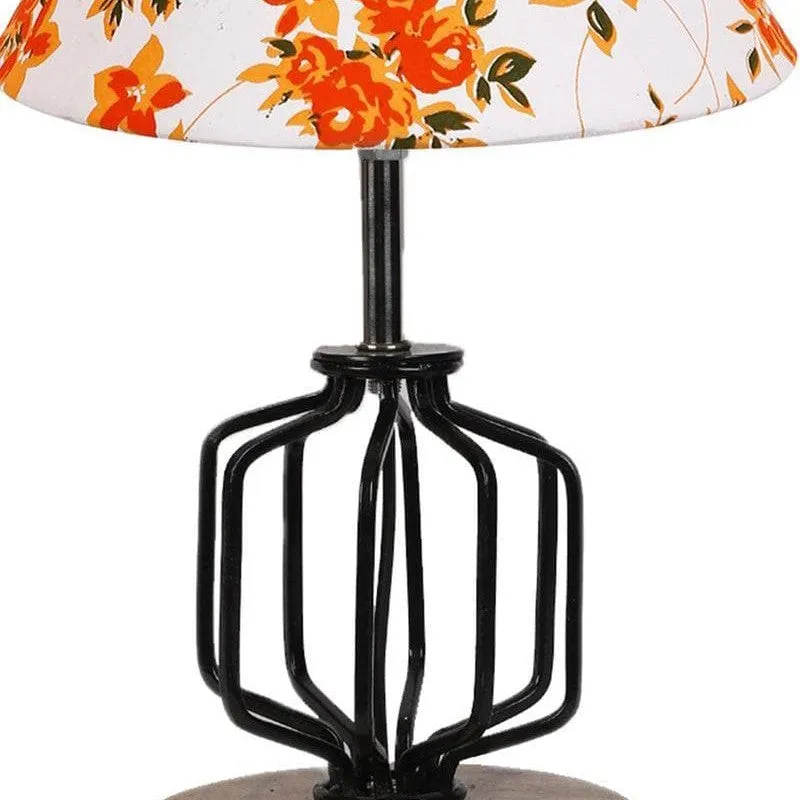 Floral Cosmo Fabric Table Lamp - Multicolor media 6