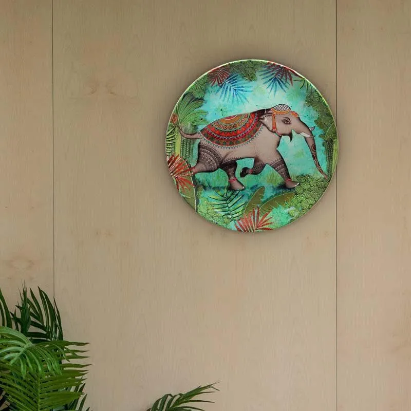 Lankan Elephant Inspired Decorative Plate media 5