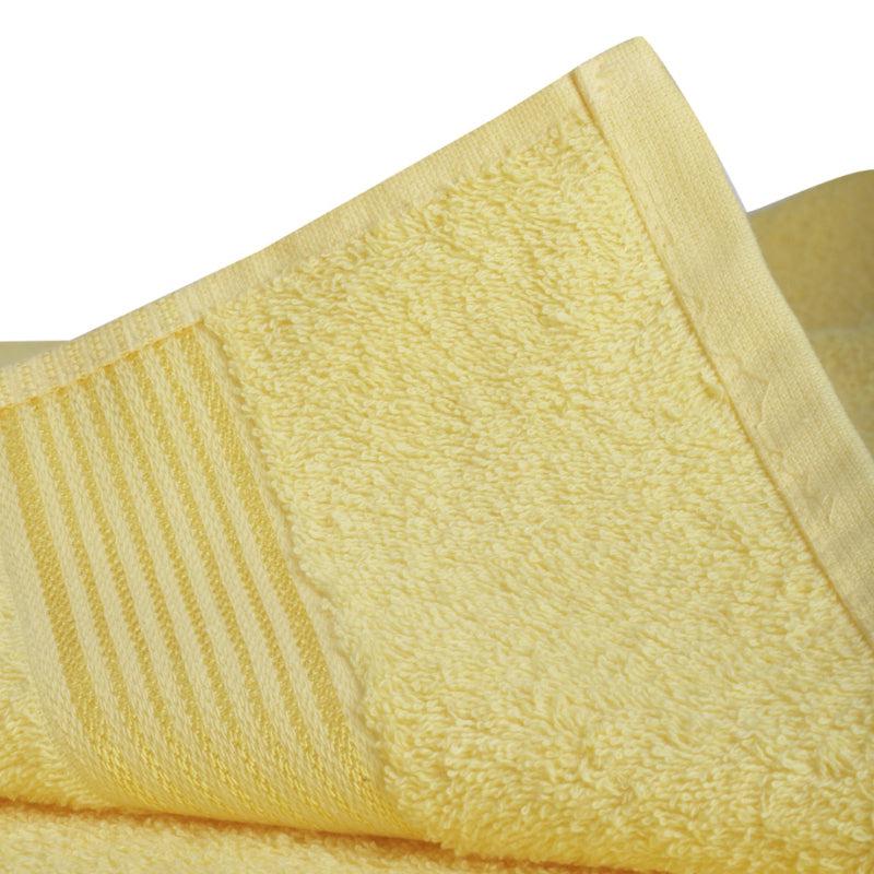 Bodil Bath Towel (Yellow & Dark Blue) - Set Of Two media 4