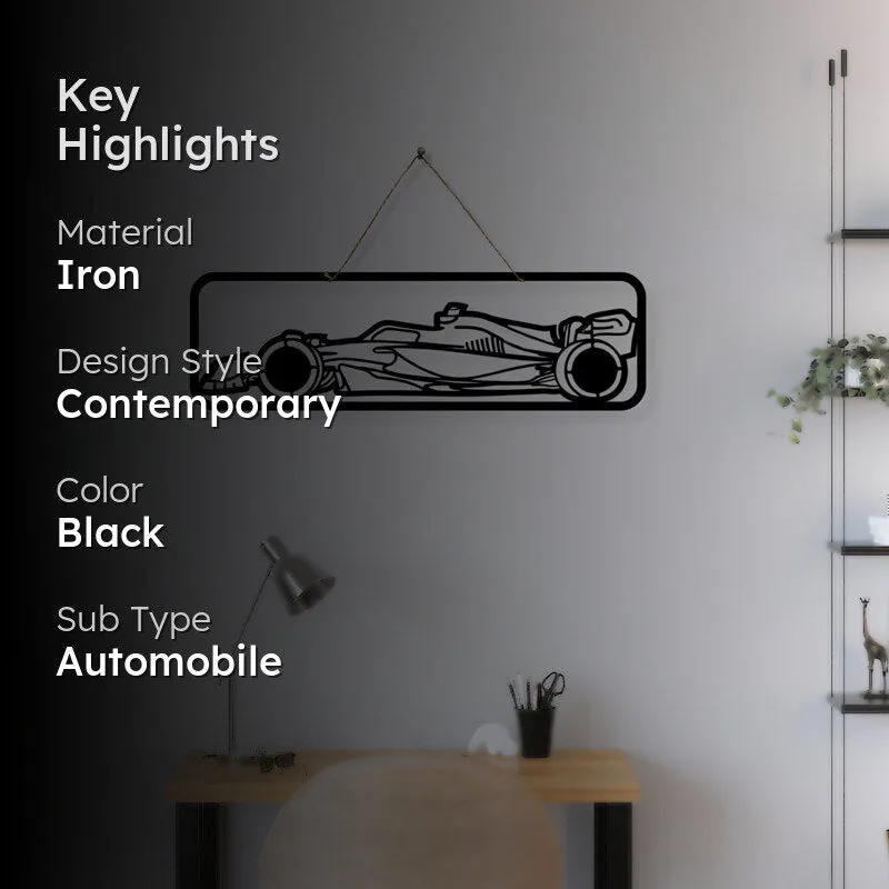 F1 Silhouette Iron Wall Accent media 2