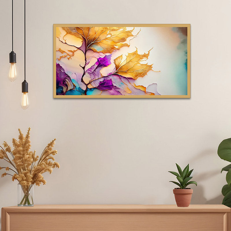 Abstract Autumn Canvas Wall Painting