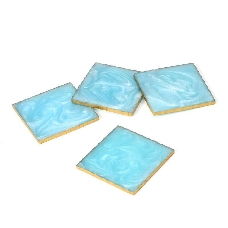Marble Swirl Coaster (Sky) - Set Of Six media 7