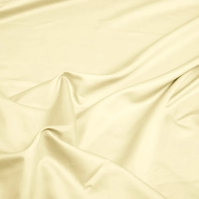 Maison Solid Cotton Bedsheet (Ivory) - 1000 TC media 6