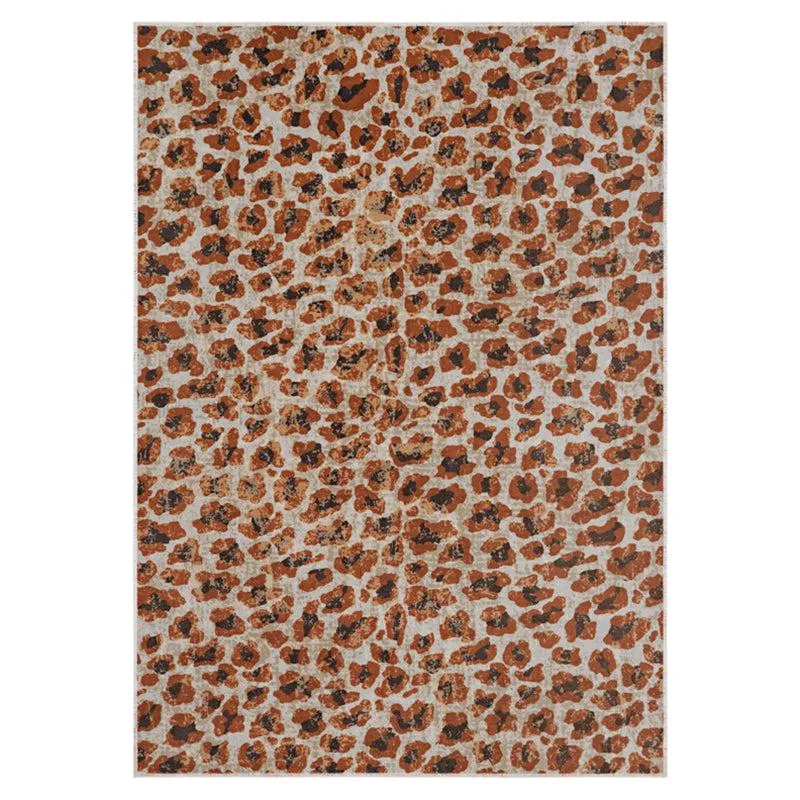 Leoperd Loom Carpet - Brown media 1