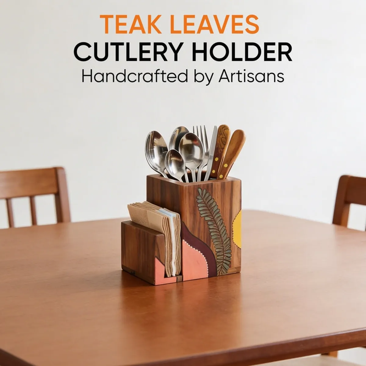 Leafery Cutlery Holder - 11