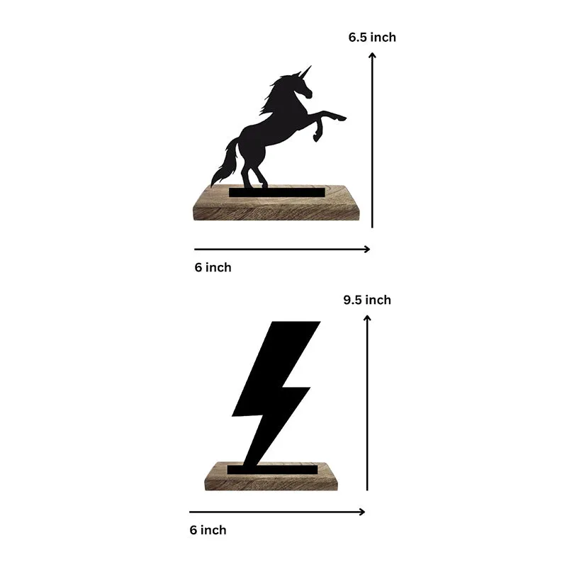 Mythical Wonder Showpiece - Set Of Two media 6