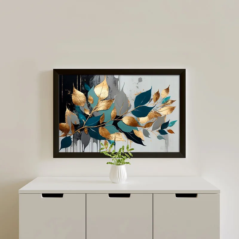 Elmora Leaf Wall Painting media 1