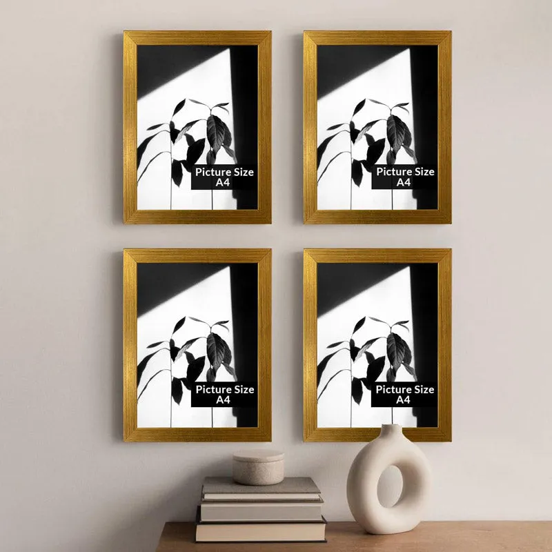 Goldo Glow Photo Frame Wall Art - Set Of Four media 1
