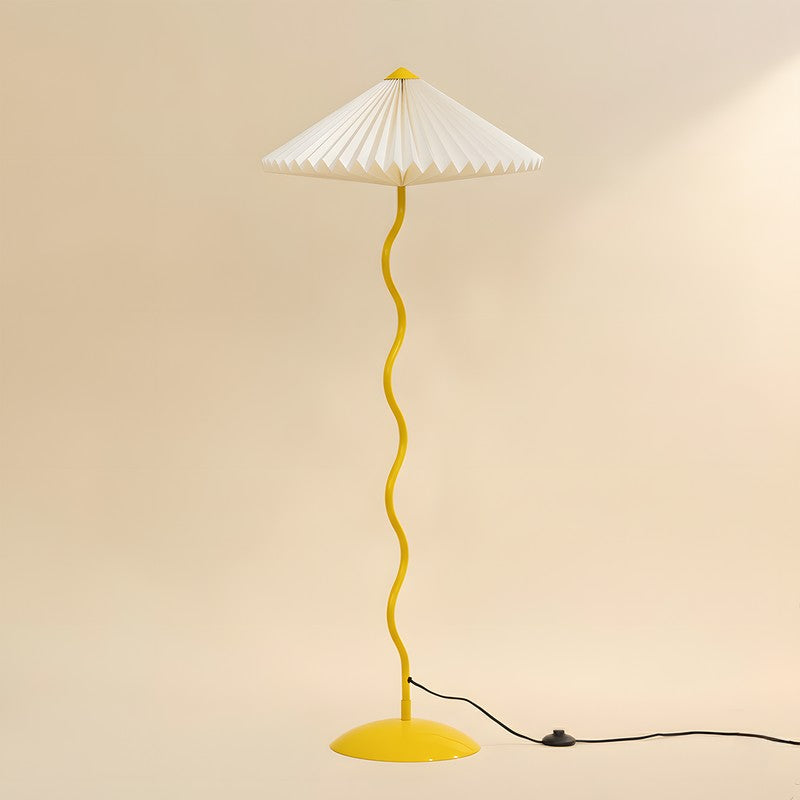 Fig Living Wavy Floor Lamp- Canary Yellow media 3