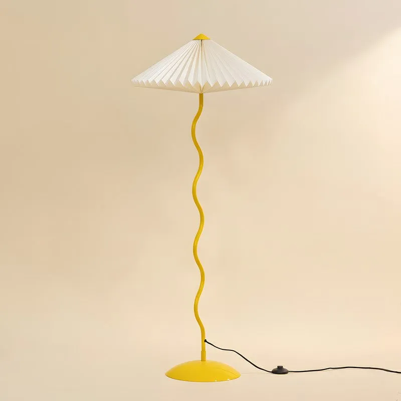 Fig Living Wavy Floor Lamp- Canary Yellow media 3