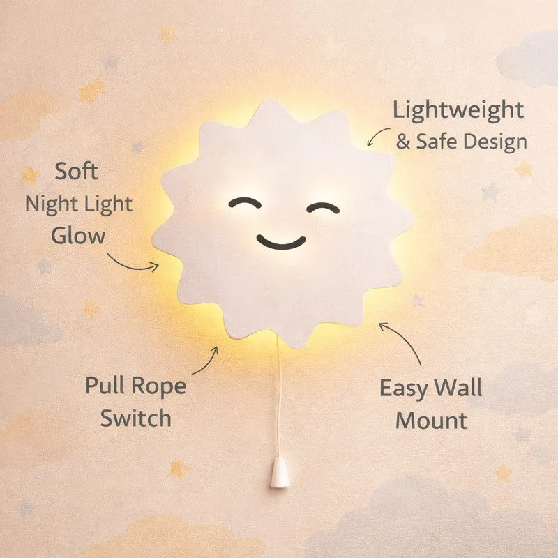 Sunelle Battery Operated MDF Wall Lamp - White media 7