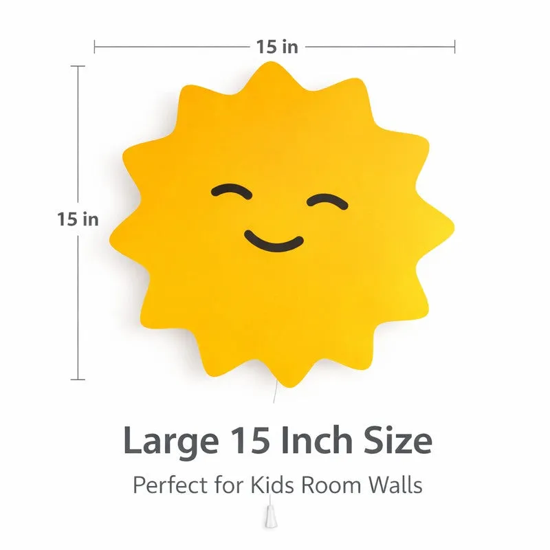 Sunelle Battery Operated MDF Wall Lamp - Yellow media 9