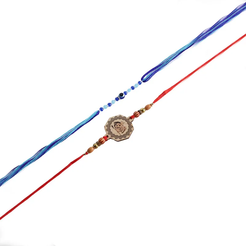 Vinayaka Rakhi with Roli Chawal - Three Piece Set media 5