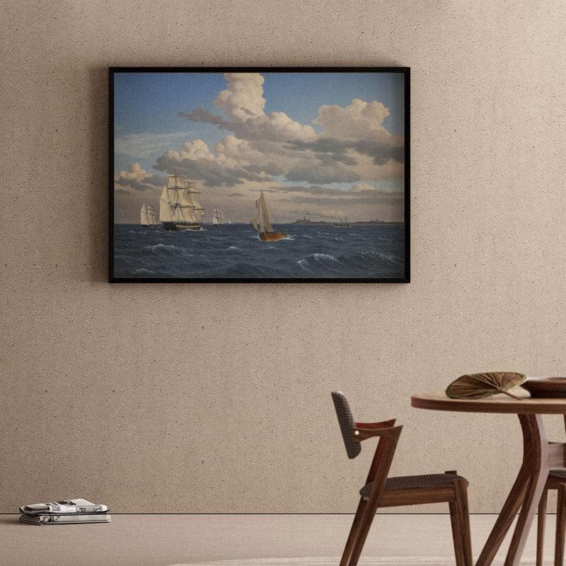 Kronborg Canvas Wall Painting - Black Frame