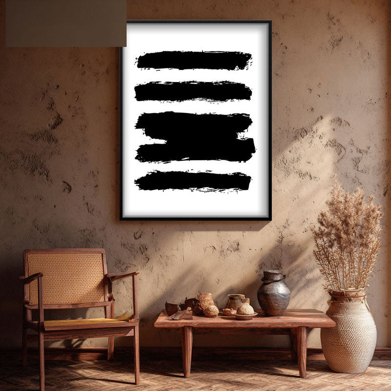 Doodle In Ink Framed Canvas Wall Painting media 3