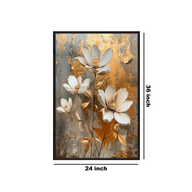 Flora Aurea Wall Painting With Frame media 6