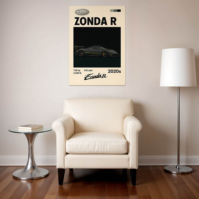 Zonda R Excellence Wall Poster