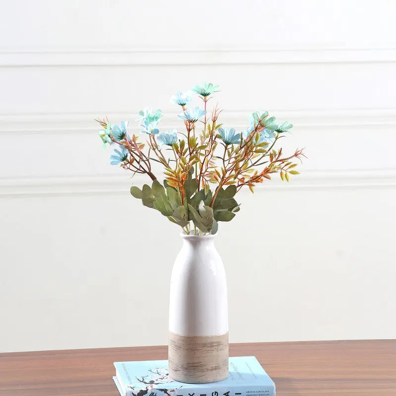 Autumn Daisy Artificial Flowers - Blue media 1