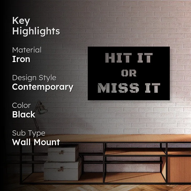 Hit It Or Miss It Iron Wall Accent media 2