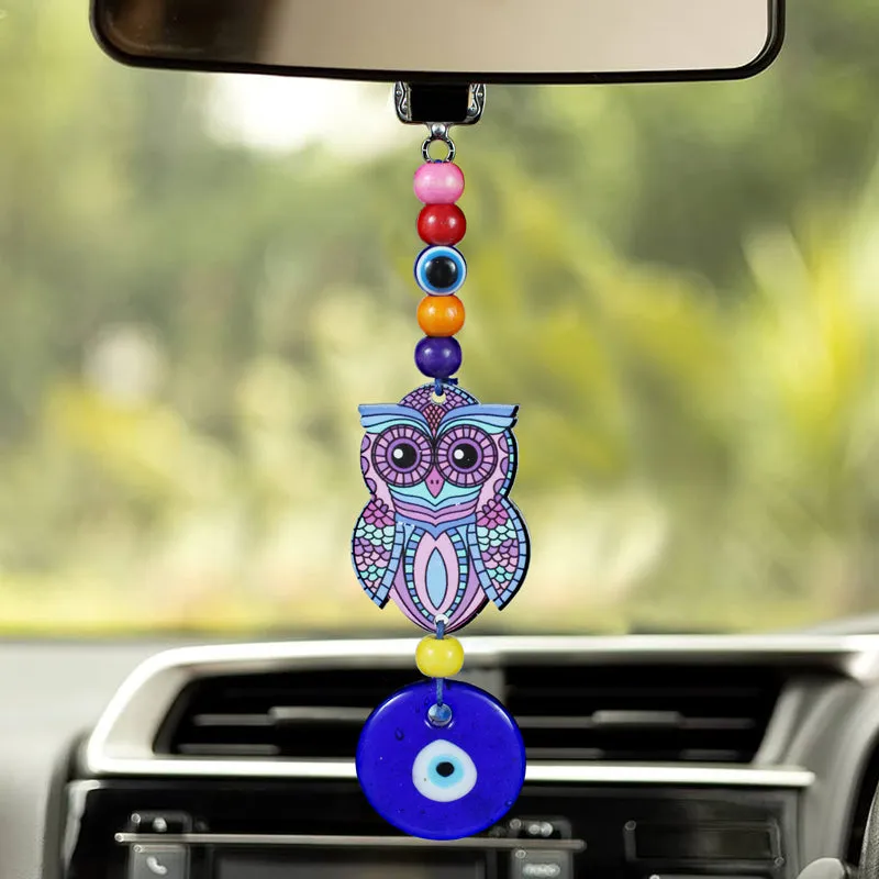 Boheme Owl Evil Eye Metal Wall Accent - Set Of Two media 4