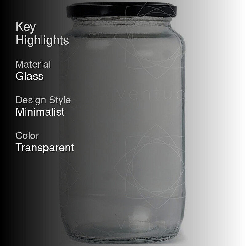 Nuala Airtight Storage Jar ( 1000 mL Each) - Set Of Four media 2