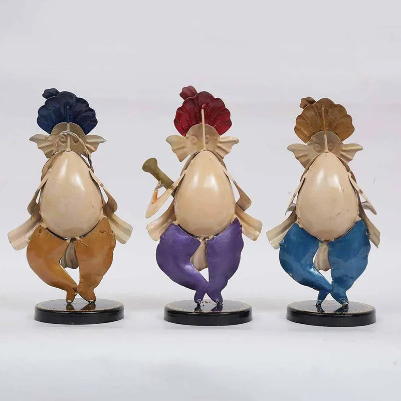 Gana Troupe Showpiece - Set Of Three media 6