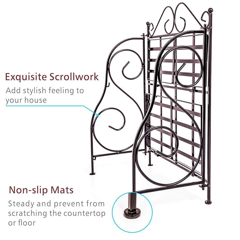 Tierion Foldable Metal Spice Rack media 5