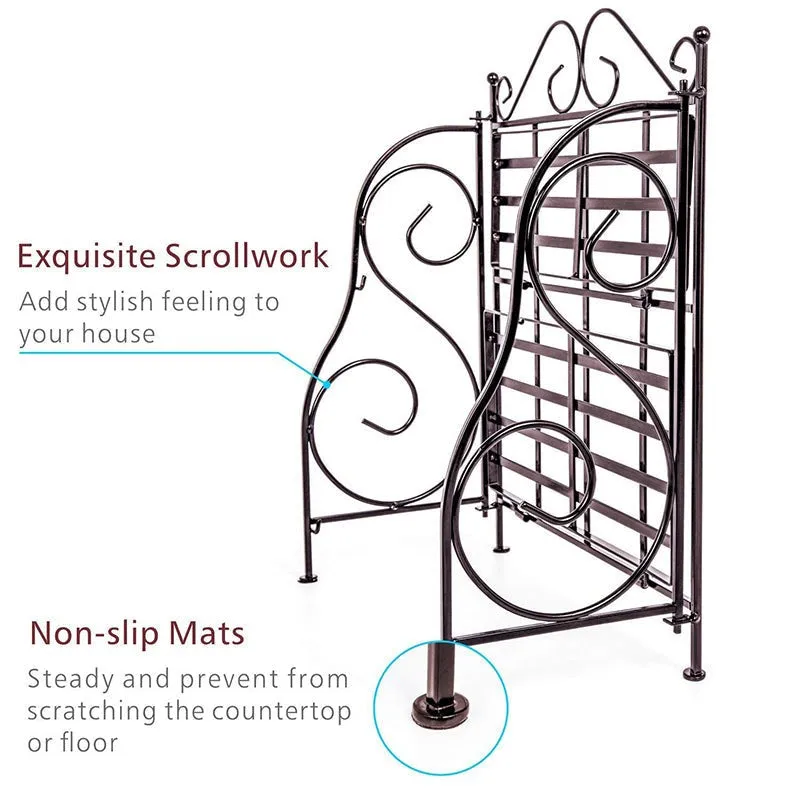 Tierion Foldable Metal Spice Rack media 5